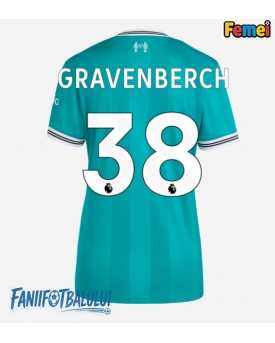 Liverpool Ryan Gravenberch #38 Tricou Fotbal Replică 2025-26 Femei Treilea